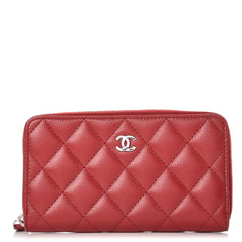 chanel caviar zip wallet|Small leather goods — Fashion .